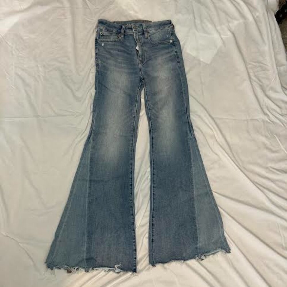american eagle flare jeans